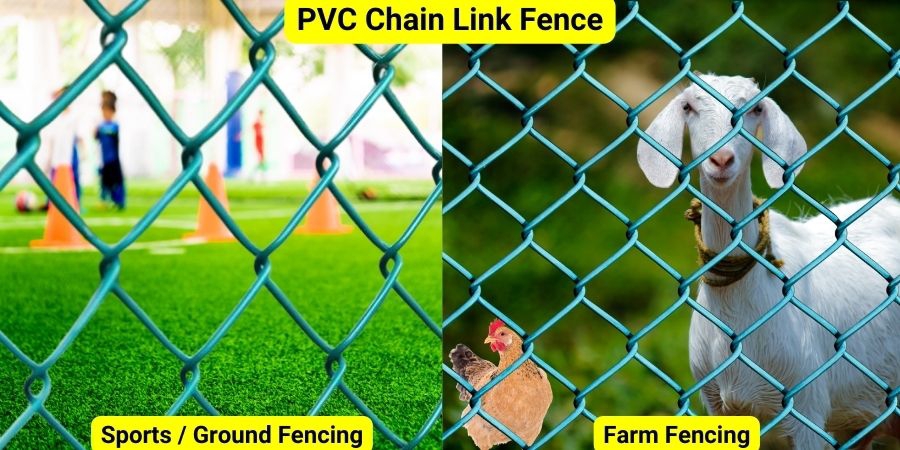TATA PVC Chain Link Fence Uses